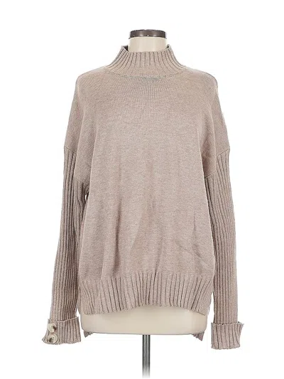 Pre-owned Unbranded Turtleneck Sweater In Brown