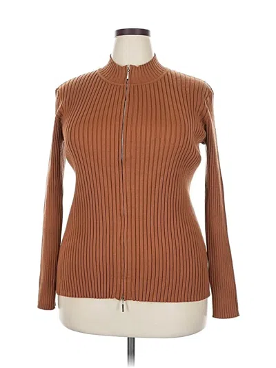 Pre-owned Unbranded Turtleneck Sweater In Brown