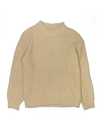 Pre-owned Unbranded Kids' Turtleneck Sweater In Brown