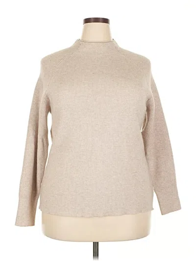 Pre-owned Unbranded Turtleneck Sweater In Brown