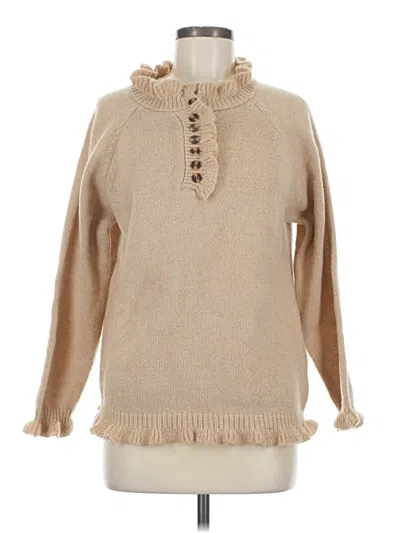 Pre-owned Unbranded Turtleneck Sweater In Brown
