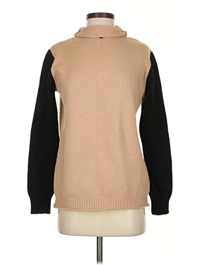 Pre-owned Unbranded Turtleneck Sweater In Brown