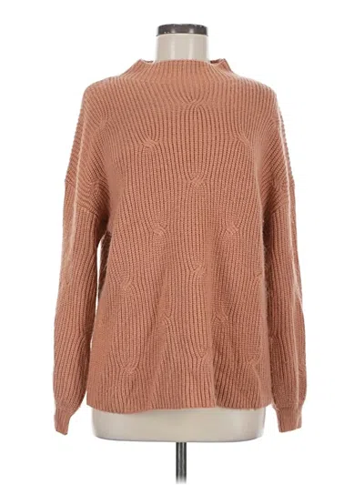 Pre-owned Unbranded Turtleneck Sweater In Brown