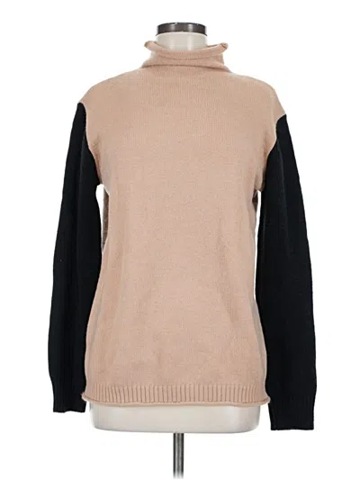 Pre-owned Unbranded Turtleneck Sweater In Brown
