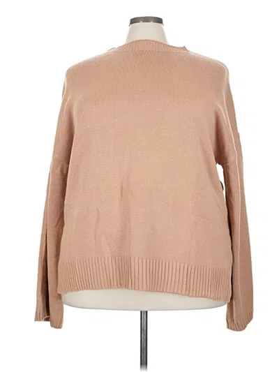 Pre-owned Unbranded Turtleneck Sweater In Brown
