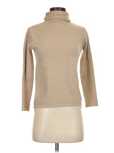 Pre-owned Unbranded Turtleneck Sweater In Brown