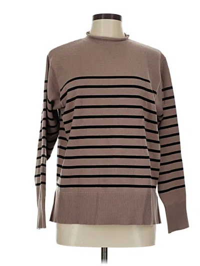 Pre-owned Unbranded Turtleneck Sweater In Brown