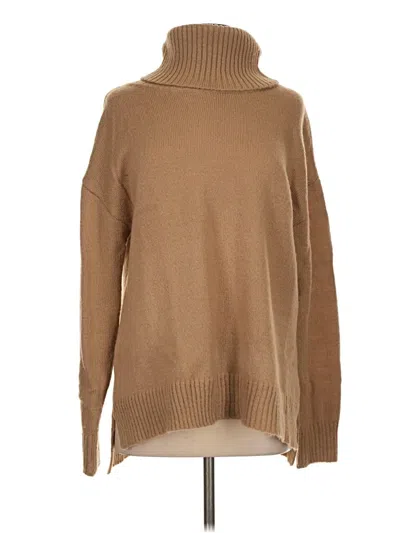 Pre-owned Unbranded Turtleneck Sweater In Brown