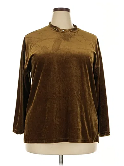 Pre-owned Unbranded Turtleneck Sweater In Brown