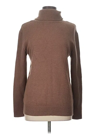 Pre-owned Unbranded Turtleneck Sweater In Brown