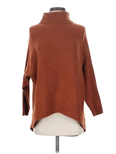 Pre-owned Unbranded Turtleneck Sweater In Brown