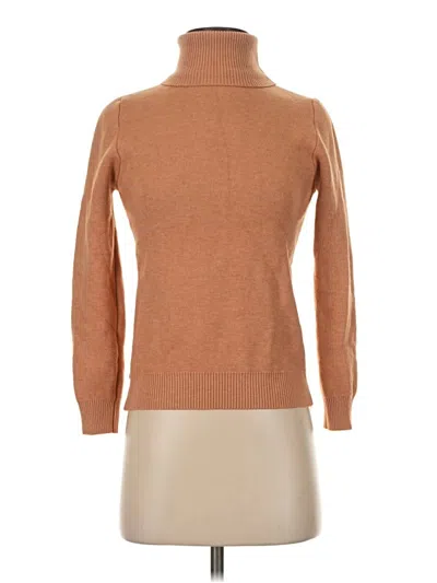 Pre-owned Unbranded Turtleneck Sweater In Brown