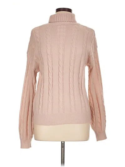 Pre-owned Unbranded Turtleneck Sweater In Brown