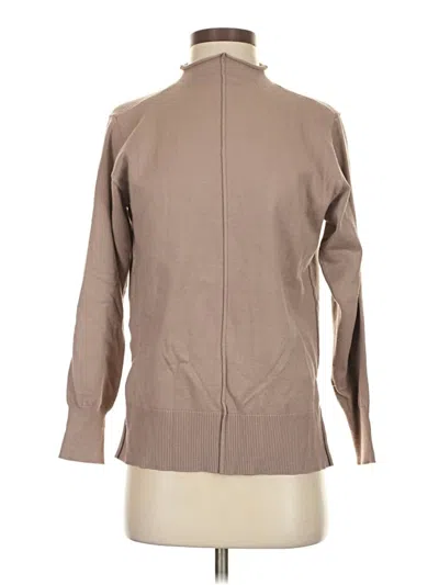 Pre-owned Unbranded Turtleneck Sweater In Brown