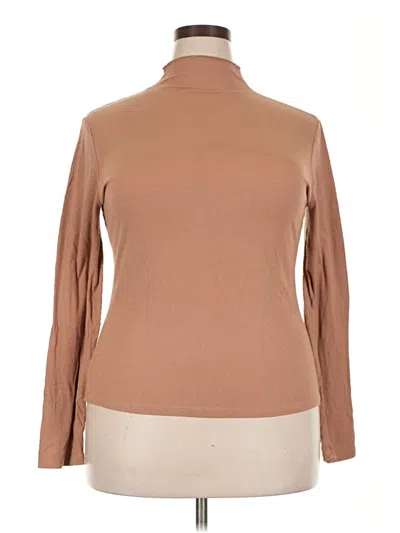 Pre-owned Unbranded Turtleneck Sweater In Brown