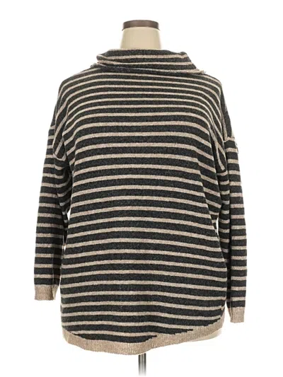Pre-owned Unbranded Turtleneck Sweater In Brown