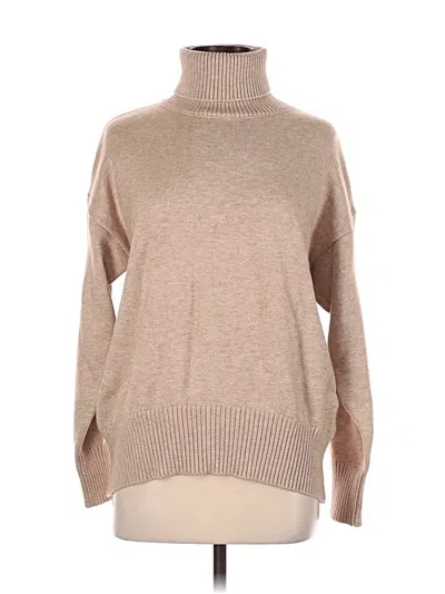 Pre-owned Unbranded Turtleneck Sweater In Brown