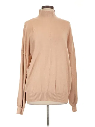 Pre-owned Unbranded Turtleneck Sweater In Brown