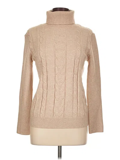 Pre-owned Unbranded Turtleneck Sweater In Brown
