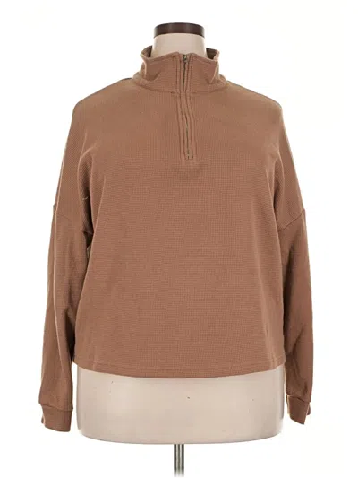 Pre-owned Unbranded Turtleneck Sweater In Brown
