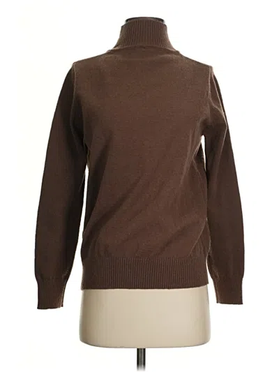 Pre-owned Unbranded Turtleneck Sweater In Brown