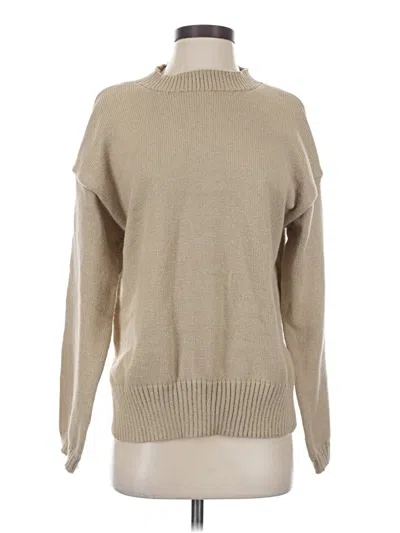 Pre-owned Unbranded Turtleneck Sweater In Brown