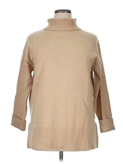 Pre-owned Unbranded Turtleneck Sweater In Brown