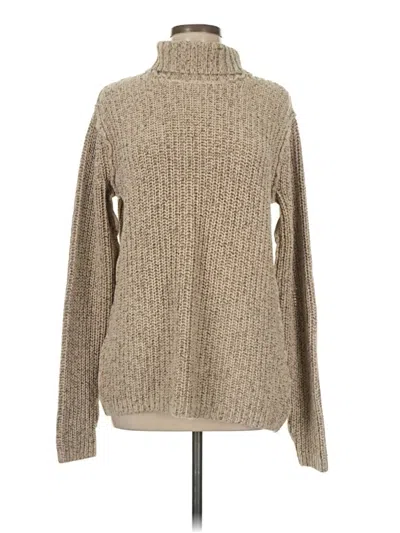 Pre-owned Unbranded Turtleneck Sweater In Brown
