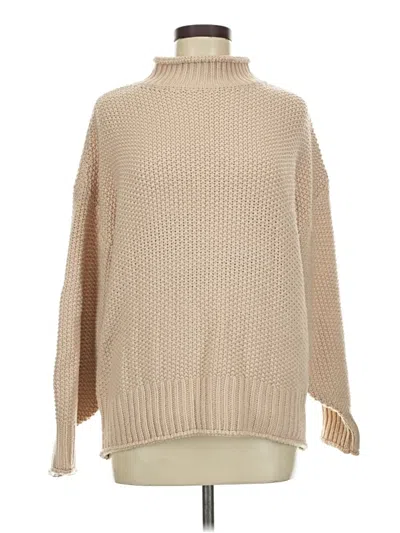 Pre-owned Unbranded Turtleneck Sweater In Brown