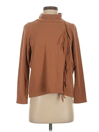 Pre-owned Unbranded Turtleneck Sweater In Brown