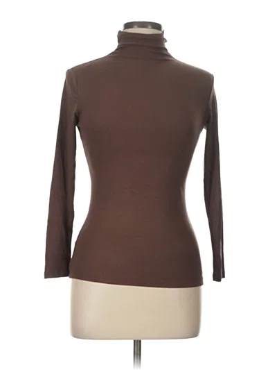 Pre-owned Unbranded Turtleneck Sweater In Brown