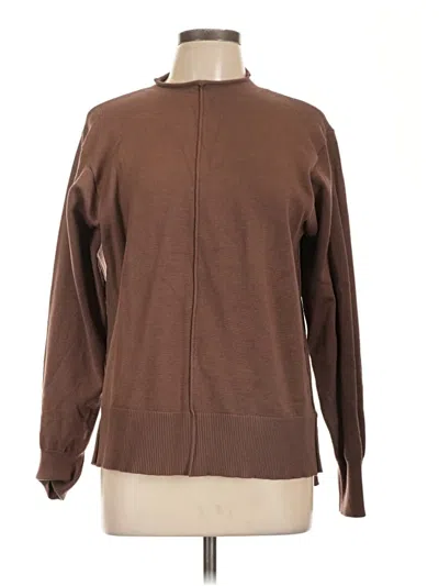 Pre-owned Unbranded Turtleneck Sweater In Brown