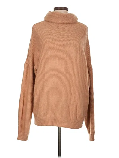 Pre-owned Unbranded Turtleneck Sweater In Brown