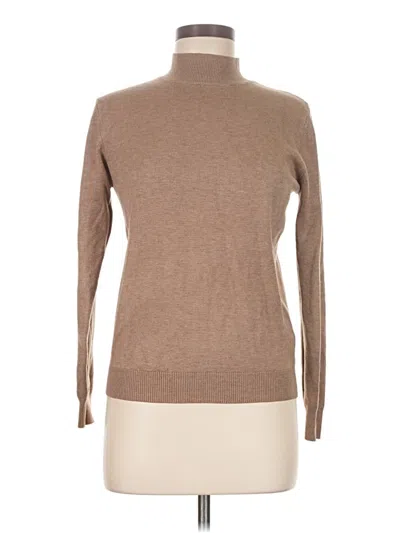 Pre-owned Unbranded Turtleneck Sweater In Brown