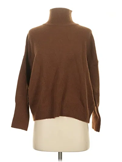 Pre-owned Unbranded Turtleneck Sweater In Brown