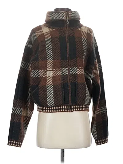 Pre-owned Unbranded Turtleneck Sweater In Brown