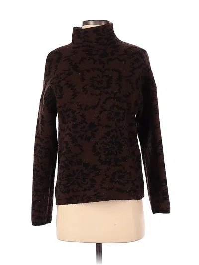Pre-owned Unbranded Turtleneck Sweater In Brown