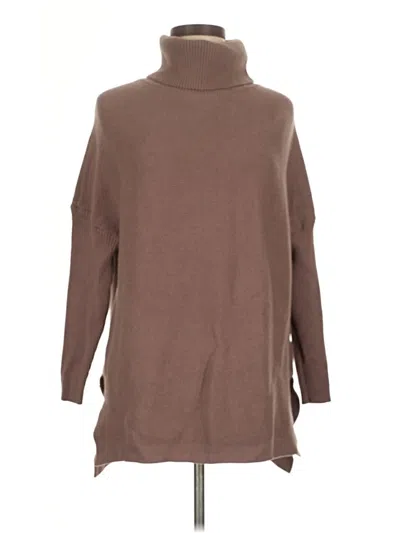 Pre-owned Unbranded Turtleneck Sweater In Brown
