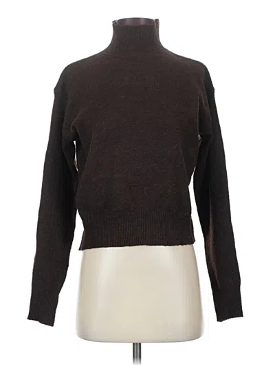 Pre-owned Unbranded Turtleneck Sweater In Brown