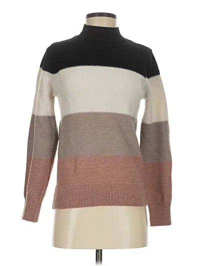 Pre-owned Unbranded Turtleneck Sweater In Brown