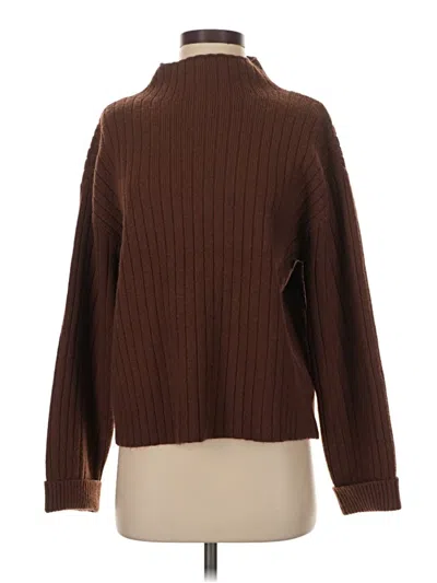 Pre-owned Unbranded Turtleneck Sweater In Brown