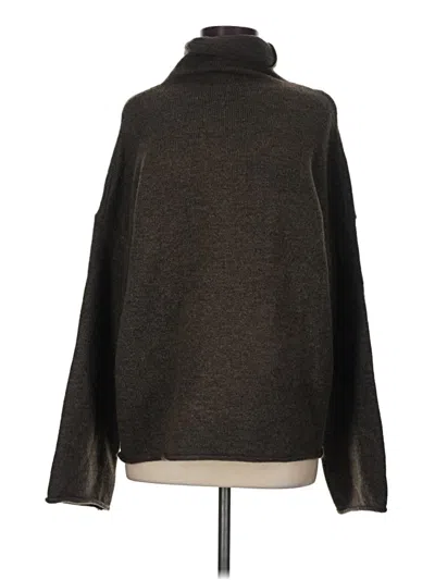Pre-owned Unbranded Turtleneck Sweater In Brown