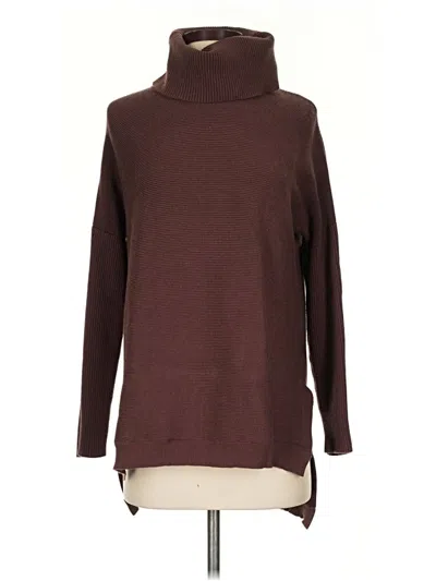 Pre-owned Unbranded Turtleneck Sweater In Brown