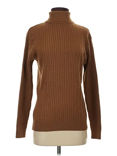 Pre-owned Unbranded Turtleneck Sweater In Brown