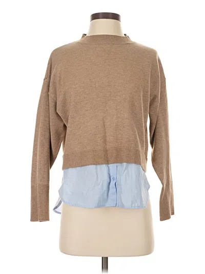 Pre-owned Unbranded Turtleneck Sweater In Brown