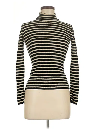 Pre-owned Unbranded Turtleneck Sweater In Gold