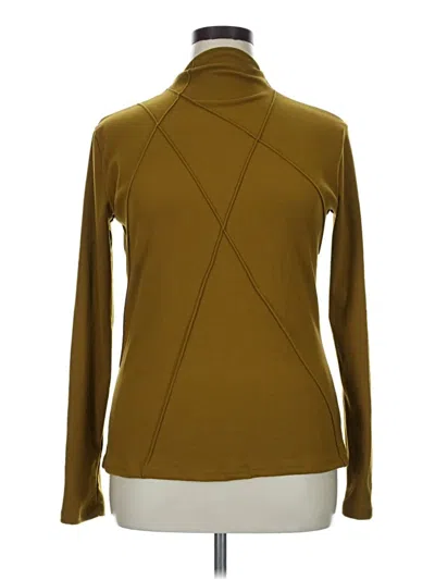 Pre-owned Unbranded Turtleneck Sweater In Gold
