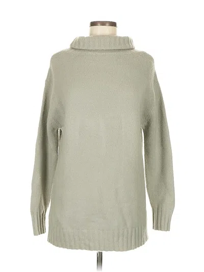 Pre-owned Unbranded Turtleneck Sweater In Gray