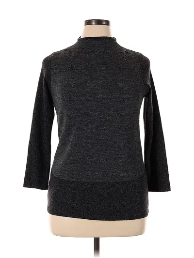 Pre-owned Unbranded Turtleneck Sweater In Gray