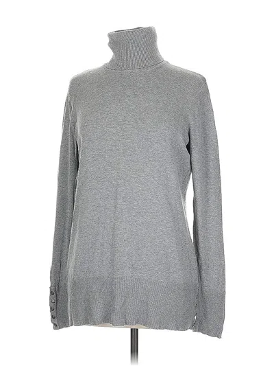 Pre-owned Unbranded Turtleneck Sweater In Gray